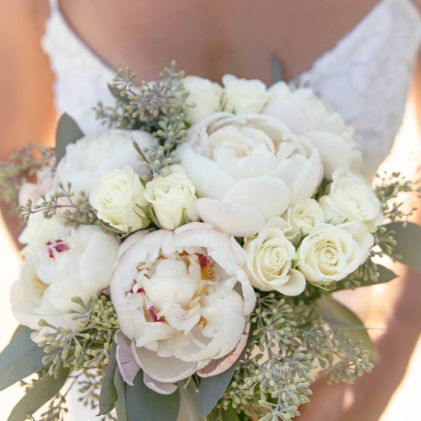 peonies wedding flowers
