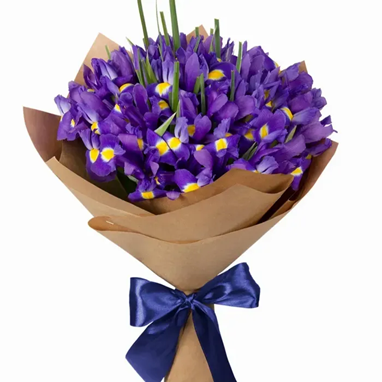 Irises flowers for Year 25 wedding anniversary