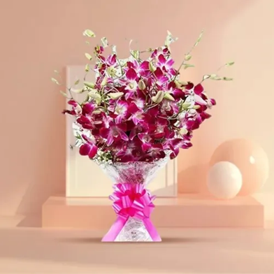 Orchids flowers for Year 60 wedding anniversary