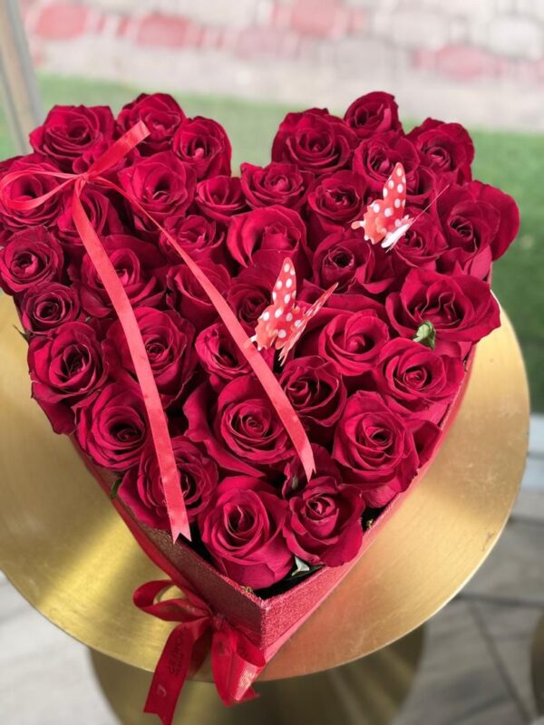 My Heart's Desire Red Rose Box