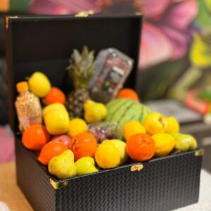 Executive Get Well Fruit Hamper: Gourmet Fresh Fruit in a Luxury Treasure Box