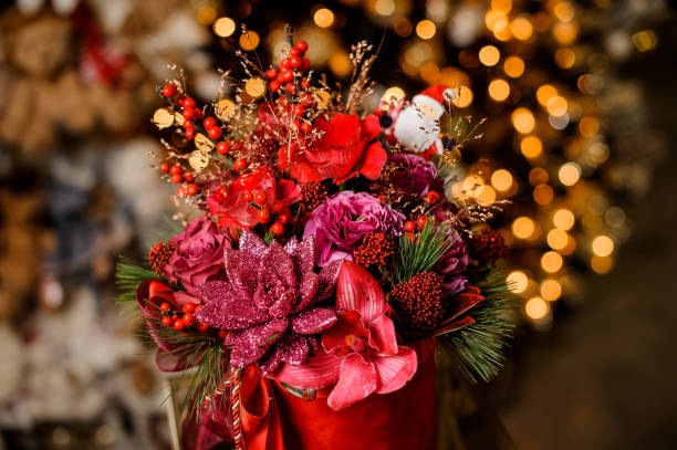 luxury christmas flower Designs