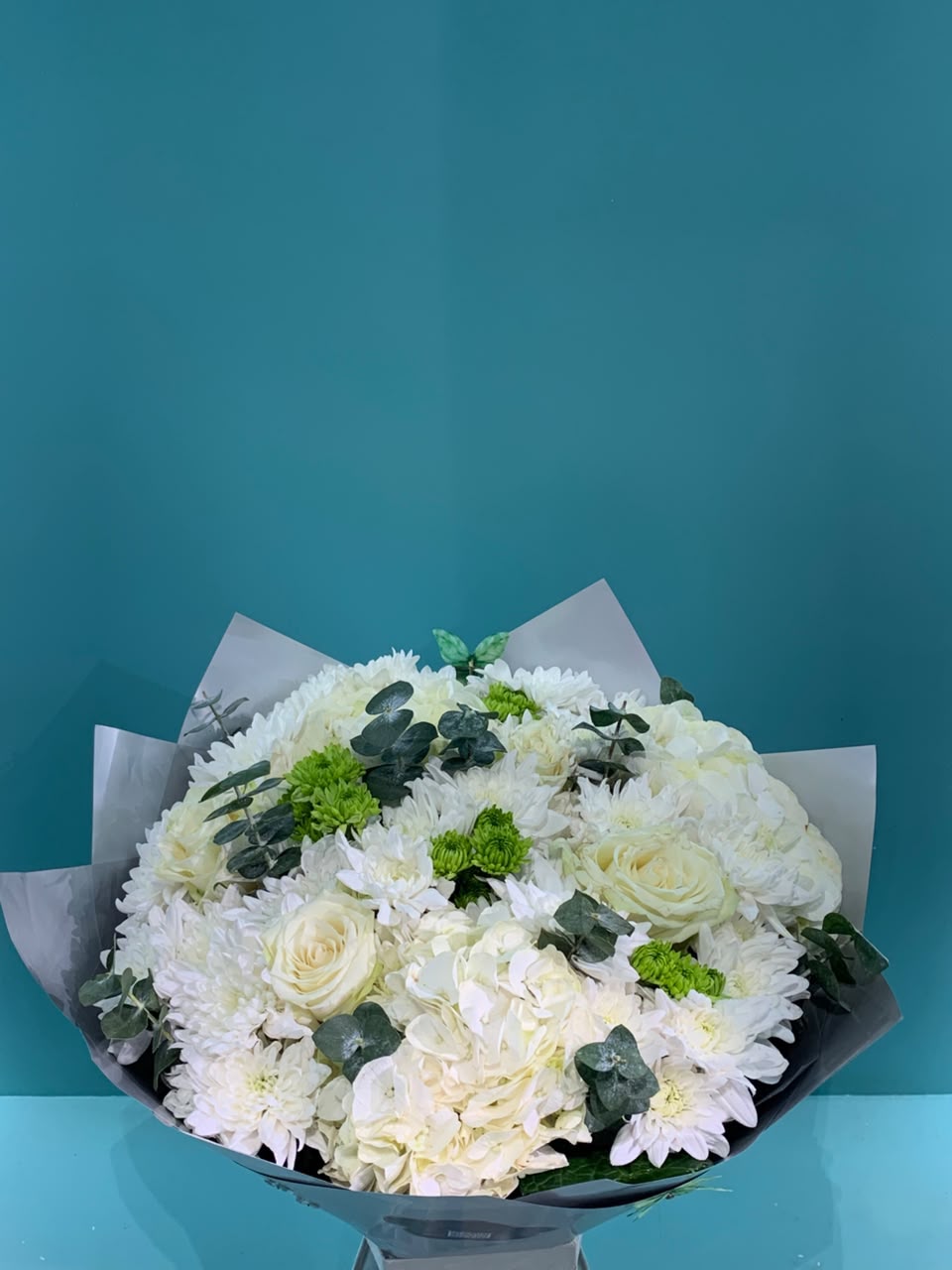 The Platinum Serenity Pedestal Floral Arrangement
