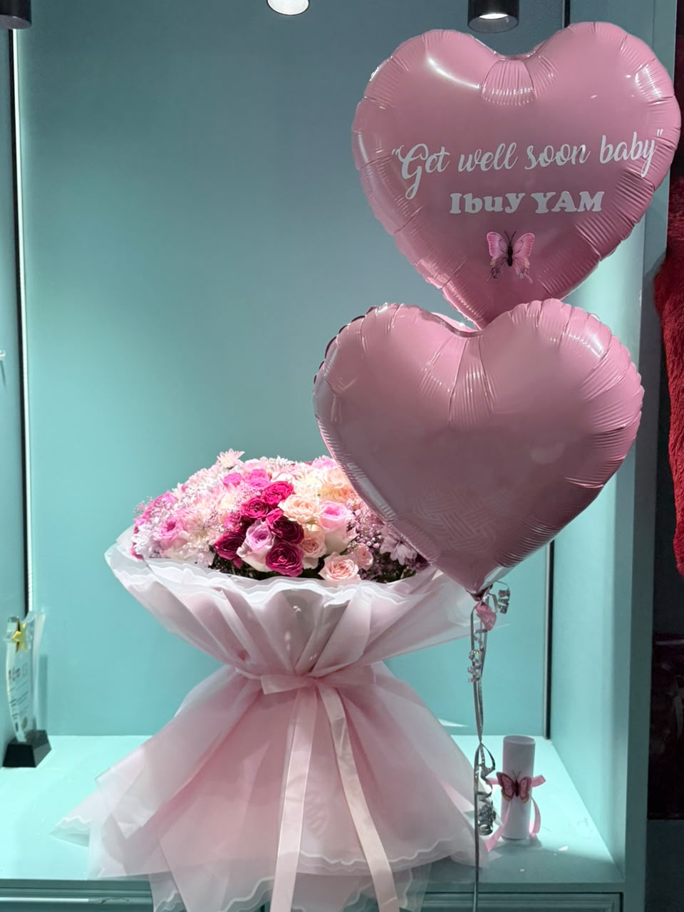 The Pastel Blossom & Twin Heart Luxury Care Hamper Set